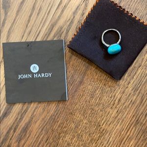 John Hardy turquoise stone ring.